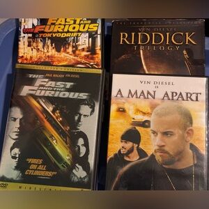 Vin Diesel Movie DVD Bundle